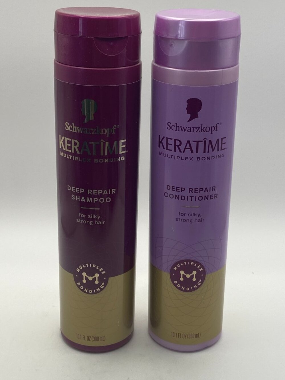 Schwarzkopf KERATÎME Deep Repair Shampoo & Conditioner Set (10.1 oz each) - NIB
